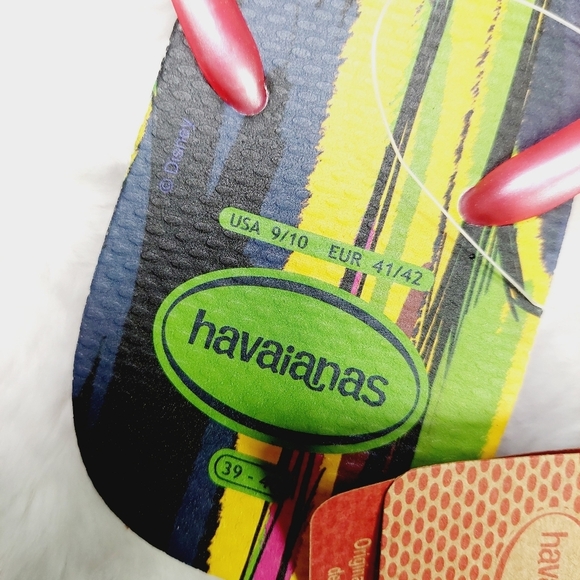 NEW Havaianas Bundle of 2 Slip On Summer Flat Flip Flop Sandals S178 - Picture 6 of 8